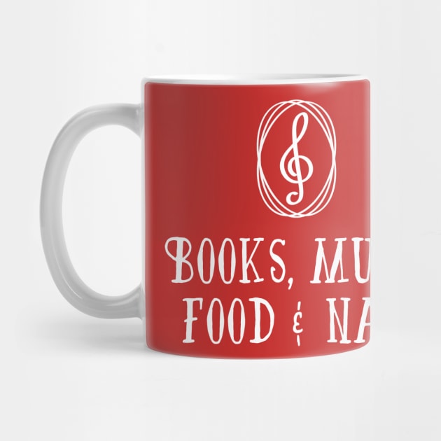 Books Music Food Nap by nektarinchen